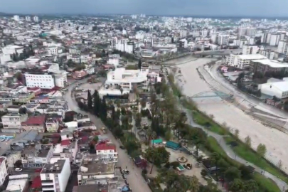 Osmaniye Kadirli'deki sel felaketinin boyutu gün ağarınca havadan görüntülendi