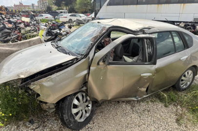 Tarsus’ta korkunç kaza: Otomobil takla attı, 2 kişi hayatını kaybetti