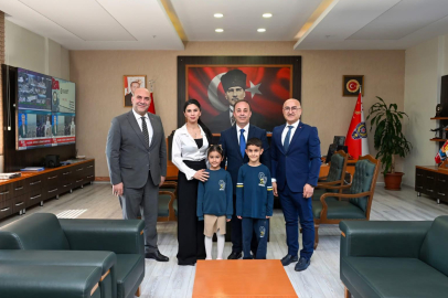 Adana İl Milli Eğitim Müdürü Aras, Polis Haftası kapsamında İl Emniyet Müdürü Arıkan’ı ziyaret etti