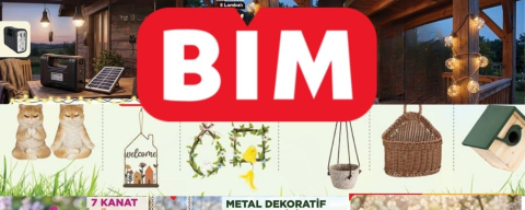 Bahçe sezonu başlıyor! 10 Nisan Cuma BİM kataloğunda bu ürünler yok satacak