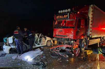 Isparta-Antalya karayolunda feci kaza: 1 ölü, 4 yaralı