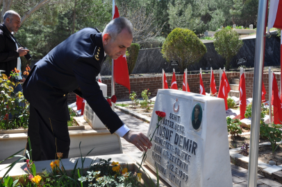 Silifke'de şehit polisler unutulmadı