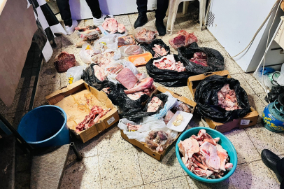 Antalya Serik’te kasapta mide bulandıran görüntü: Bozuk et satışı tespit edildi