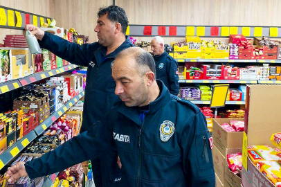 Marketlerde kasa-raf farkı denetimi: Karataş’ta Zabıta sahada