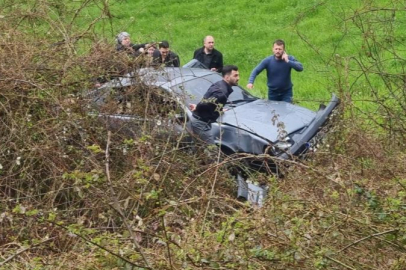 Giresun’dan Sinop’a gelen aile kaza yaptı: 5 yaralı