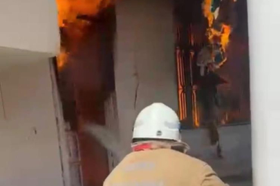 Reyhanlı’da müstakil ev alevlere teslim oldu