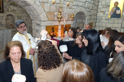 Samandağ’da Paskalya Ayini Azize Tekla Kilisesi’nde gerçekleştirildi