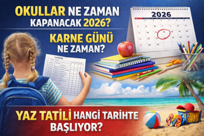 Okullar ne zaman kapanacak 2026? Karne günü ne zaman? Yaz tatili tarihi açıklandı mı?