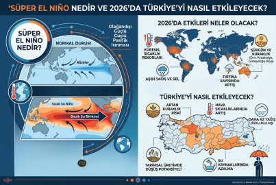 Süper El Nino nedir, ne demek? 2026 Süper El Nino Türkiye’yi nasıl etkileyecek?
