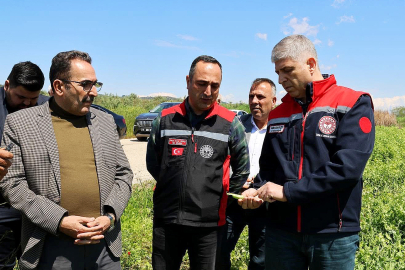 Tarım alanlarına dolu darbesi: Hasar tespiti sürüyor