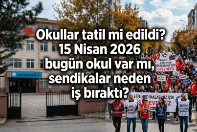 15 Nisan bugün okullar tatil mi || İstanbul, Ankara, İzmir ve Şanlıurfa'da son durum ne, öğretmenlerin eylemi sonrası ders var mı?