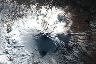 Zirveden uzaya selam: Göktürk-2B’den Ağrı Dağı görüntüsü