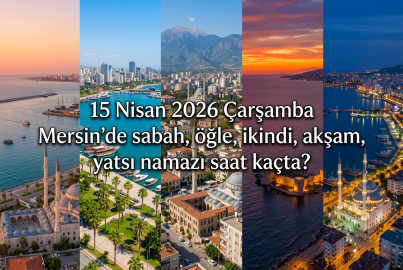 18 Nisan 2026 Cumartesi Mersin namaz vakitleri ne zaman? || Mersin'de sabah, öğle, ikindi, akşam, yatsı namazı saat kaçta?