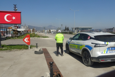 Hatay'da dron destekli trafik denetimi: Kuralları ihlal eden sürücülere 70 bin lira ceza kesildi