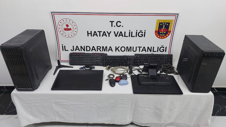 Hatay Kırıkhan'da teknoloji hırsızlığı operasyonu 5 şüpheli tutuklandı 2