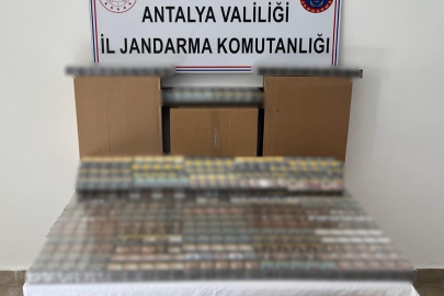 Manavgat’ta 1 milyon lira değerinde kaçak sigara ele geçirildi