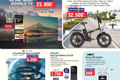 BİM 17 Nisan aktüel ürünler kataloğu yayınlandı! Elektronikten ev ürünlerine büyük indirim fırsatı