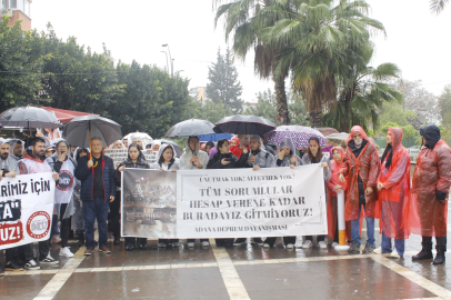 Alpargün Apartmanı’nda yakınlarını kaybeden aileler adalet istedi