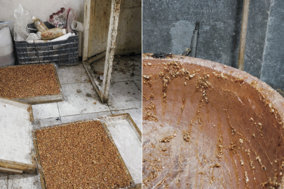 Hatay'da tahliye tebligatı için gidilen adreste kaçak imalathane şoku