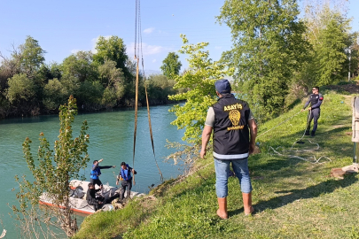 Manavgat'ta kayıp zabıta için arama çalışması başlatıldı