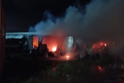 Hatay'da şantiyede yangın faciası: 1 işçi yaşamını yitirdi