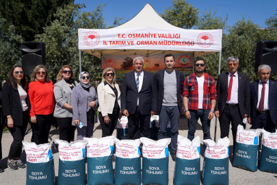 TAKEP kapsamında soya hamlesi: 142 çiftçiye hibeli tohum desteği