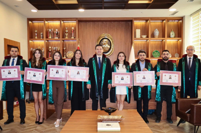 Adana Barosu’nda 7 yeni avukat mesleğe ilk adımını attı