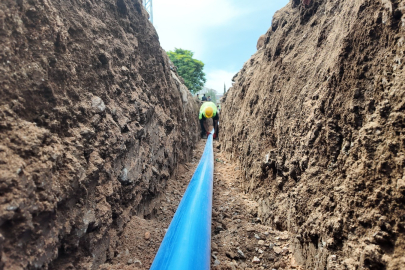 Hatay Kırıkhan'da içme suyu hattının 49 kilometresi tamamlandı