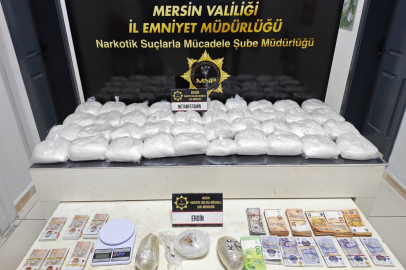 Mersin’de dev narkotik operasyonu: 41 kilo uyuşturucu ele geçirildi, 11 tutuklama