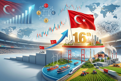 Türkiye ekonomisi dünya liginde bir basamak yükselerek 16'ncı sıraya yerleşti