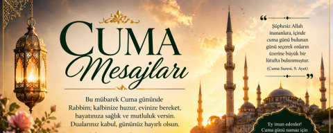 24 Nisan 2026 cuma mesajları: En güzel, anlamlı, resimli ve hadisli cuma sözleri