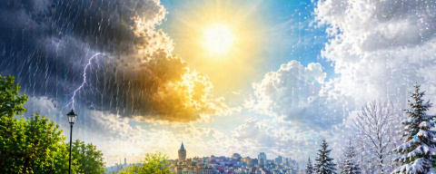 Meteoroloji o iller için alarm verdi, 25 Nisan 2026 günü kuvvetli yağış ve fırtına uyarısı geldi!