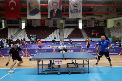 Hatay'da masa tenisi turnuvası düzenlendi