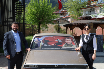Adana'da alkışlanacak hareket! Gazi Ahmet Gür'ün hatırası Kaymakam Yılmaz ile geri döndü