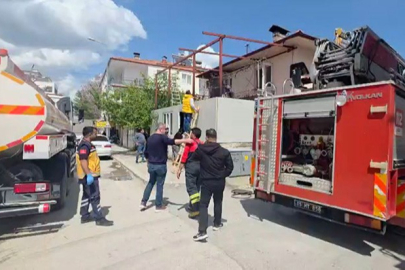 Burdur’da depoda çıkan yangın çevrede korku dolu anlar yaşattı