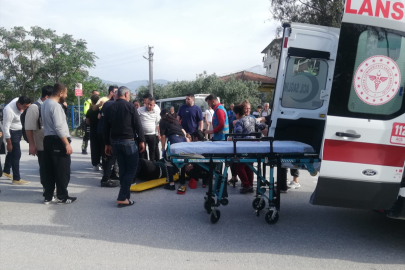 Hatay'da devrilen motosikletin sürücüsü yaralandı