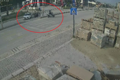 Antakya’da korkunç kaza kamerada