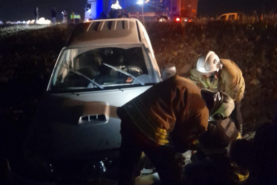 Hatay'da korkutan kaza! Kontrolden çıkan pikap şarampole devrildi: 1 yaralı