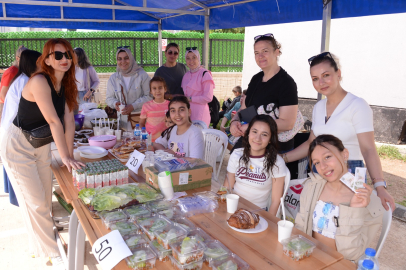 Pınar Ortaokulunda coşkulu kermes etkinliği