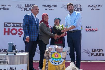 Tarsuslu hayvancılara hibe desteği: 80 ton yem ve ekipman dağıtıldı