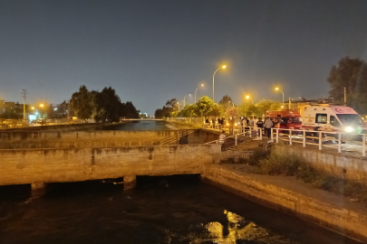Adana'da arkadaşıyla otururken kanala düşen genç, akıntıya kapılıp kayboldu