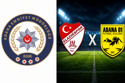 Elazığspor taraftarlarından Adana Emniyet Müdürlüğüne teşekkür mesajı