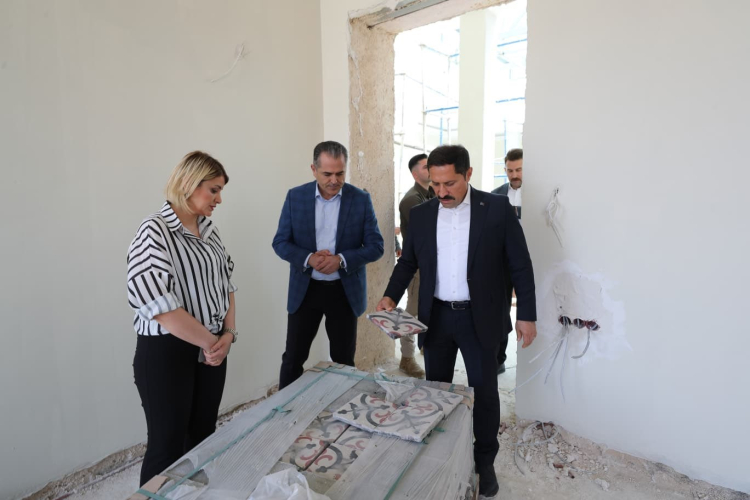 Hatay'ın tarihi valilik binasında restorasyon çalışmaları sürüyor 2