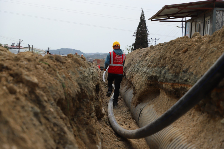 Hatay Samandağ ilçesinde 7 mahalleyi kapsayan içme suyu projesinde sona yaklaşıldı 3