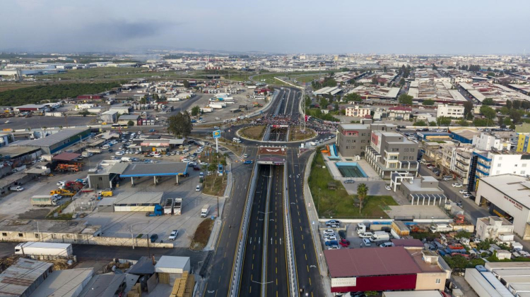 Mersin Hal Katlı Kavşağı hizmete girdi Trafik sorununa 750 milyon liralık çözüm 5