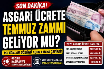 2026 Asgari ücrete Temmuz zammı son dakika: Ara zam olacak mı?