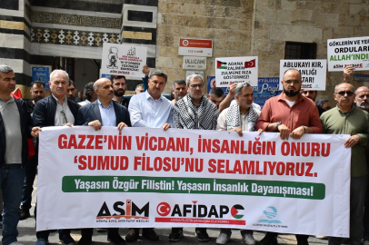 Adana’da İsrail’in Sumud Filosu saldırısına protesto: “İnsanlık hedef alındı”