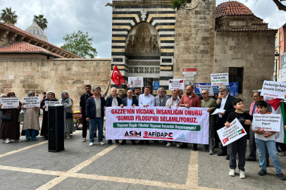 Adana’daki sivil toplum kuruluşları, insani yardım taşıyan Küresel Sumud Filosu’na yönelik saldırıyı kınadı