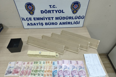 Dörtyol’da kumar operasyonu: 2 kişiye 23 bin 208 lira idari para cezası!
