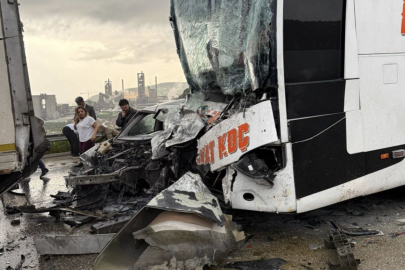 Gaziantep'te yoğun yağış sonrası TAG Otoyolu'nda zincirleme kaza: 5 yaralı